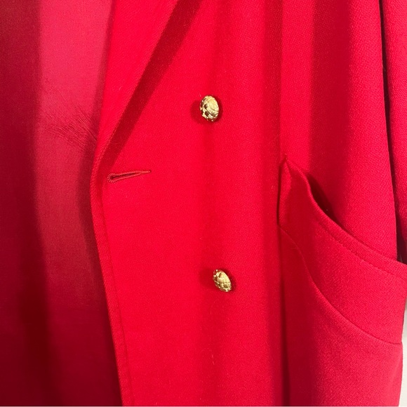 Wool double breasted duster jacket - Picture 7 of 14